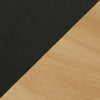 Wandgarderobe Evje 80x30x20 cm Eicheoptik/Schwarz [en.casa]