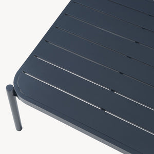 Gartenmöbelset Accettura 3-tlg. Aluminium Grau [casa.pro]
