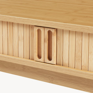 Konsolentisch Tysvær 110x40x78 cm Bambus [en.casa]