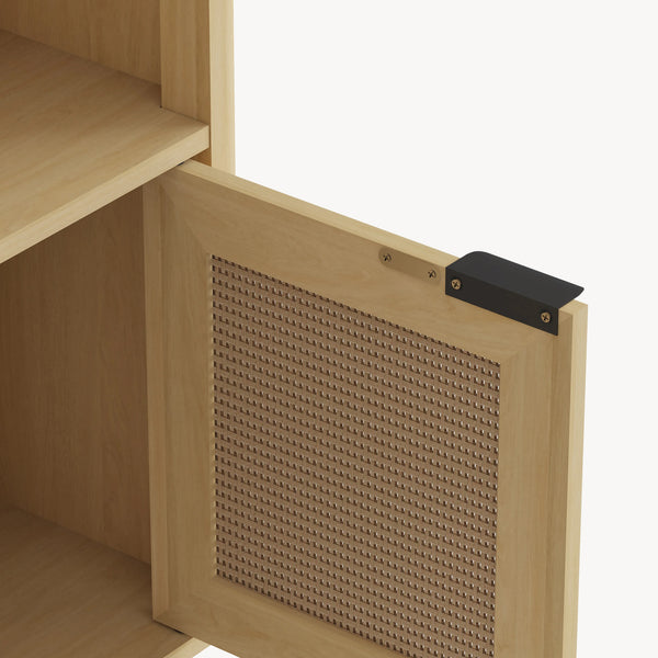 Kommode Lukhomso 85x75x30 cm Eicheoptik [en.casa]