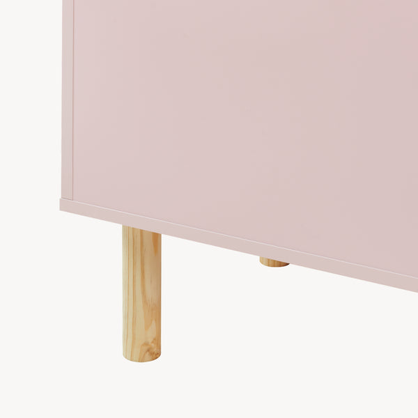 Spielzeugkiste Virer 60x40x45 cm Rosa [en.casa]