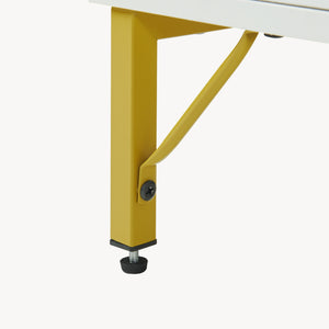Fernsehschrank Reyri 120x39x52 cm Weiß/Goldfarben [en.casa]
