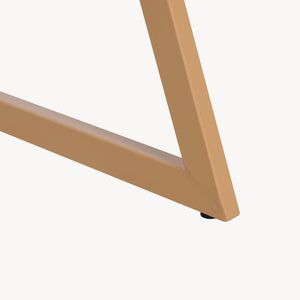 Schreibtisch Kuomi 84x73x47 cm Beige/Dunkelgrau [en.casa]