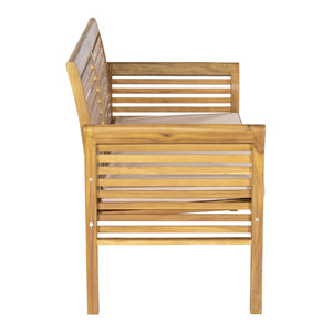 Gartenmöbelset Candela 4-tlg. Akazienholz Holzfarben [casa.pro]