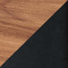 Beistelltisch Nolarg 65x30x61 cm Schwarz/Walnussoptik [en.casa]