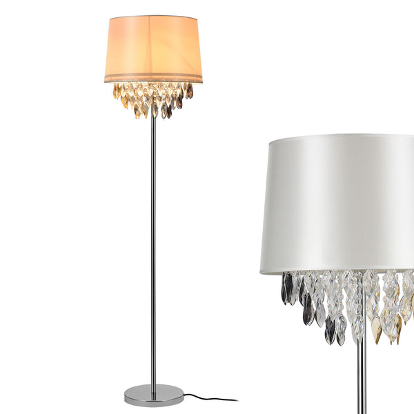 Stehleuchte 165 x Ø 40 cm Weiß lux.pro