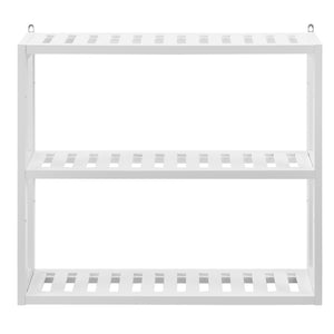 Badezimmerschrank Anderlecht 54x60x15 cm Regal mit 3 Ablagen Weiß en.caa