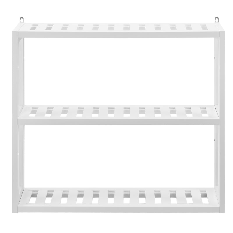 Maßskizze Badezimmerschrank Anderlecht 54x60x15 cm Regal mit 3 Ablagen Weiß en.caa
