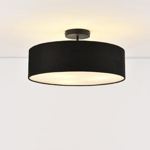 Deckenleuchte Missouri 3xE27 Schwarz lux.pro