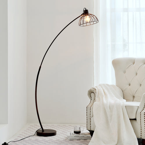 Stehlampe Portsmouth Rostbraun [lux.pro]