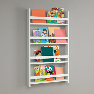Kinderregal Sotenäs 120x74x10cm Weiß [en.casa]