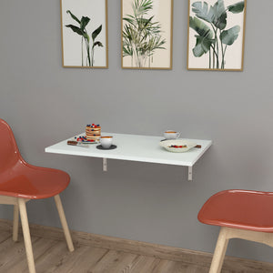 Wandklapptisch Klepp 72x45cm Weiß [en.casa]