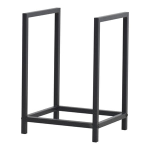 Kaminholzregal Torsås 40x30x50cm aus Stahl Schwarz [en.casa]