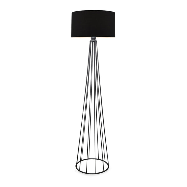 Stehlampe Neath Anthrazit / Schwarz [lux.pro]