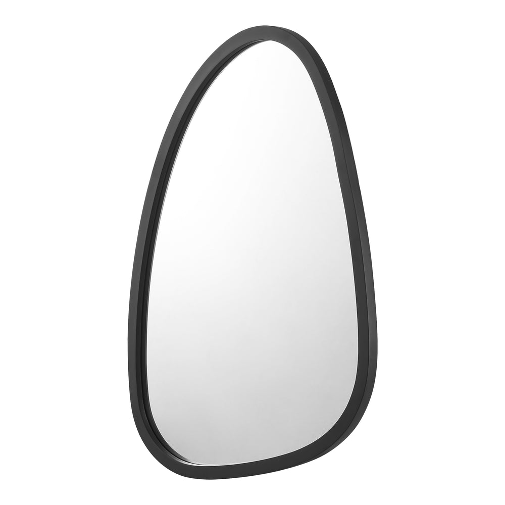 Wandspiegel Grottole schwarz, matt 62x50cm [en.casa] - premiumXL
