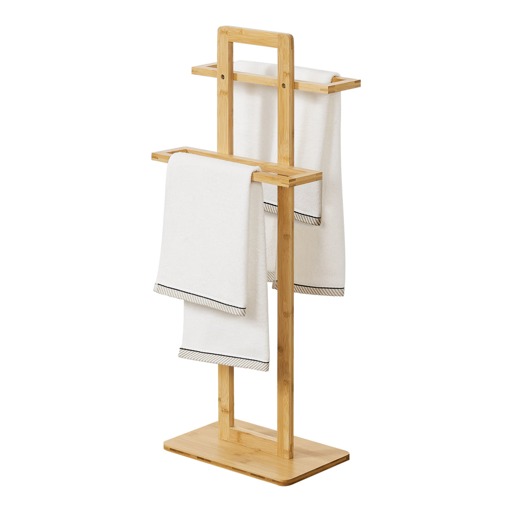Stand - Handtuchhalter Træna Bambus [en.casa] - premiumXL