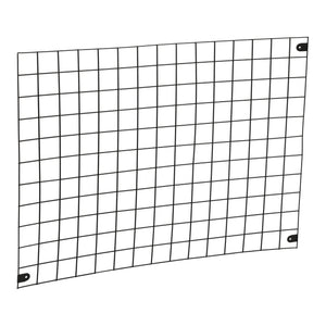 Wandgitter Sæby Metall 75 x 55 cm Schwarz [en.casa]