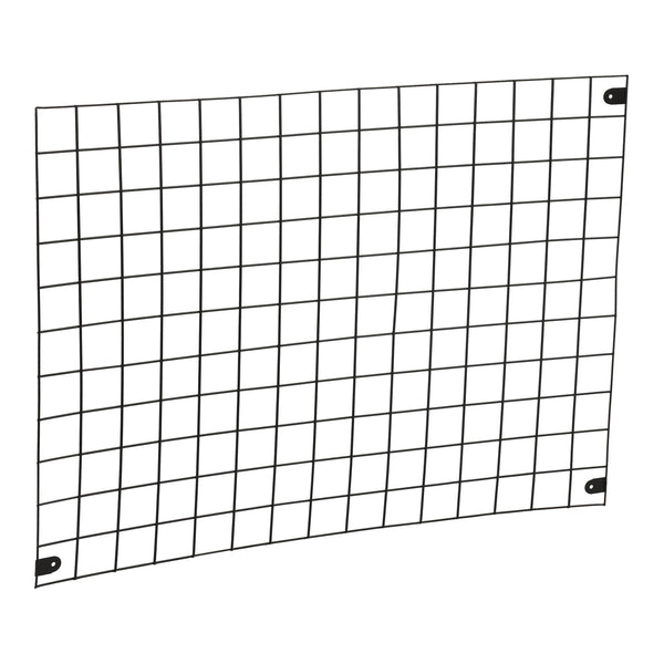 Wandgitter Sæby Metall 75 x 55 cm Schwarz [en.casa]