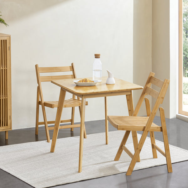 Klappstuhl Gran aus Bambus im 2er Set [en.casa]
