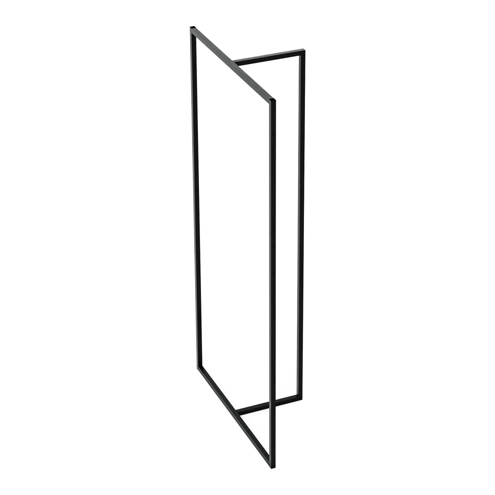 Garderobenständer Hurdal 160x80x32cm Schwarz [en.casa] - premiumXL