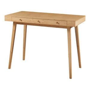 Schreibtisch Hässleholm Bambus 100x50x75cm Natur [en.casa]