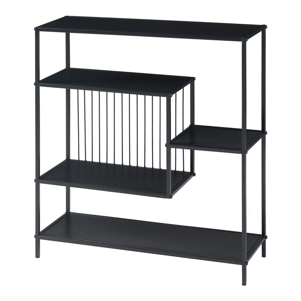 Konsolentisch Beesel 65,5x60x20 cm Schwarz [en.casa] - premiumXL