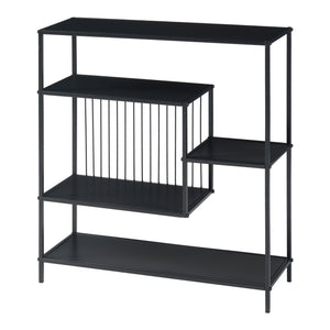 Konsolentisch Beesel 65,5x60x20 cm Schwarz [en.casa]