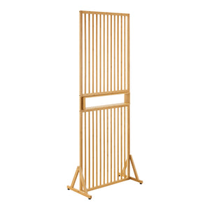 Raumteiler Fron 197x75,5x40 cm Bambus [en.casa]