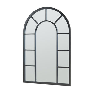 Wandspiegel Enonkoski 90x60 cm Schwarz [en.casa]