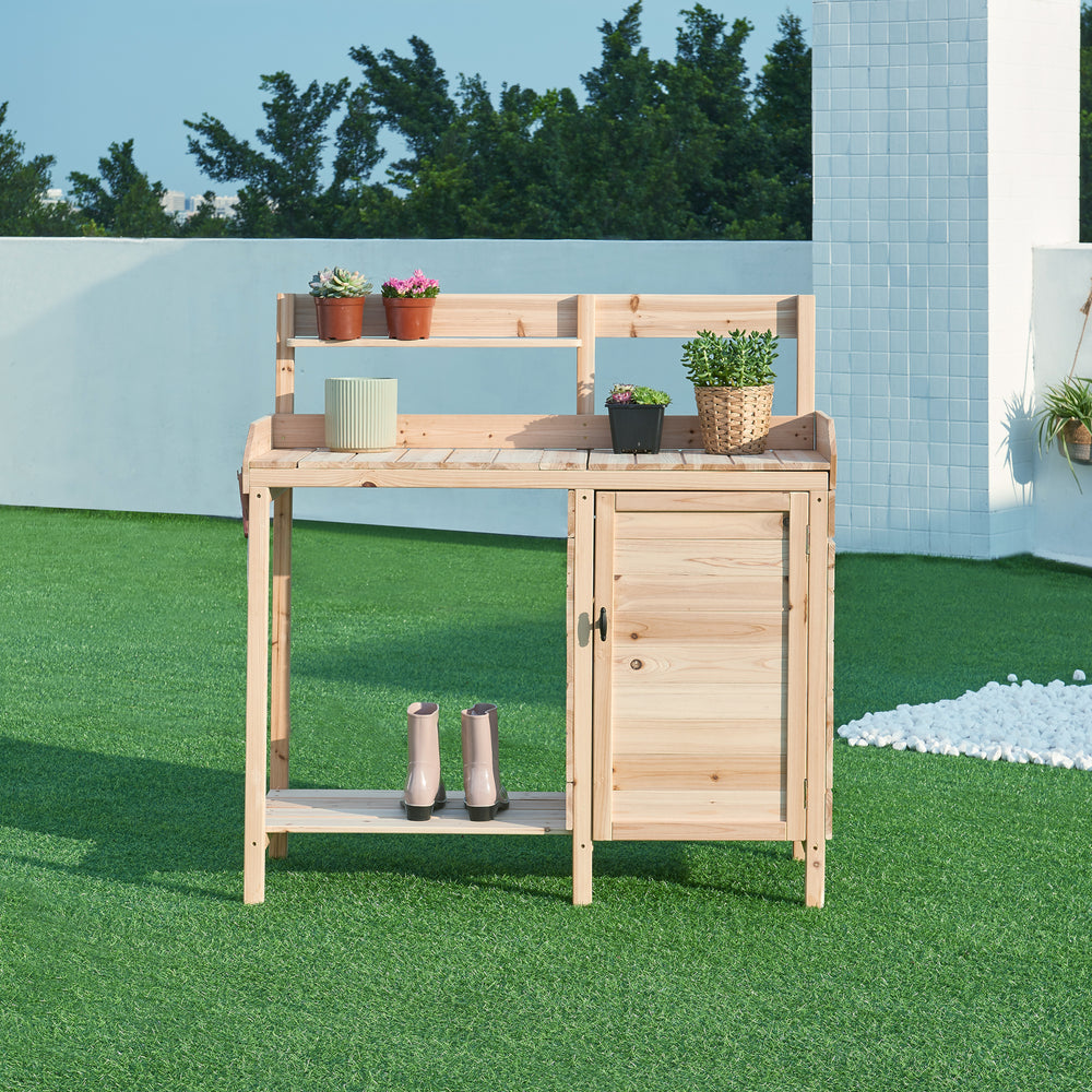 Pflanztisch Alessano Tannenholz [casa.pro]