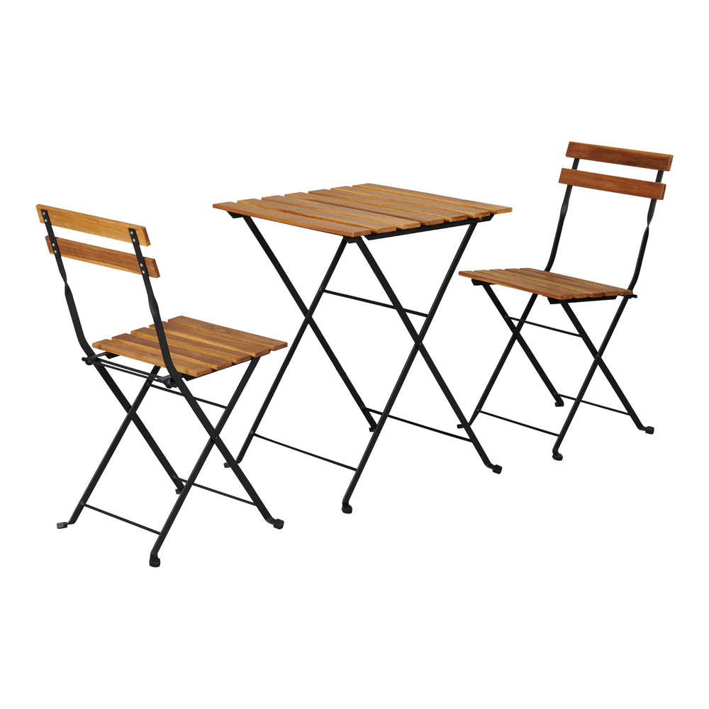 Bistroset Bovino 3 - tlg. Akazienholz [casa.pro] - premiumXL