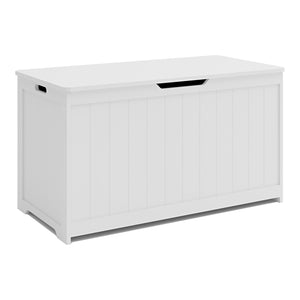 Spielzeugkiste Podek 80x40x44,5 cm Weiß [en.casa]