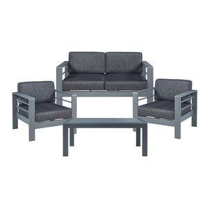 Gartenmöbelset Avise 4-tlg. Aluminium [casa.pro]