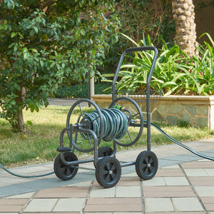 Schlauchwagen Gelibolu für 3/4 Zoll Schlauch max. 65 m Grau [pro.tec]
