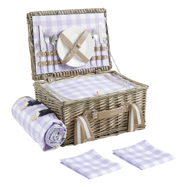 Picknickkorb Bisceglie für 2 Personen Komplettset [casa.pro]
