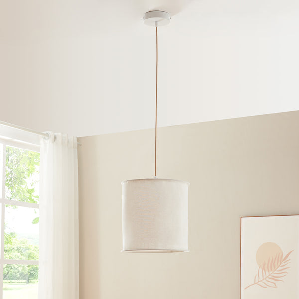 Hängeleuchte Buckley Weiß [lux.pro]