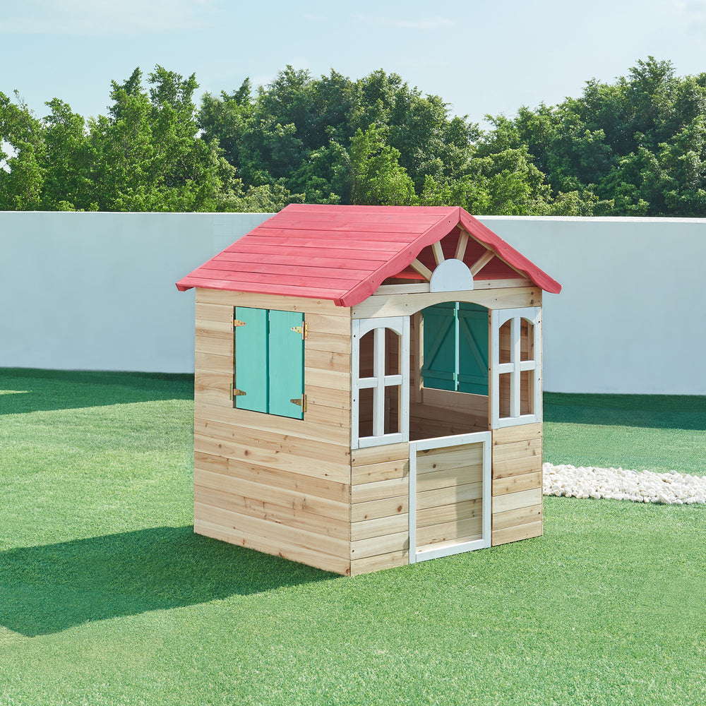 Kinderspielhaus Lulä Spielhütte 130x115x101 cm Holz [casa.pro]
