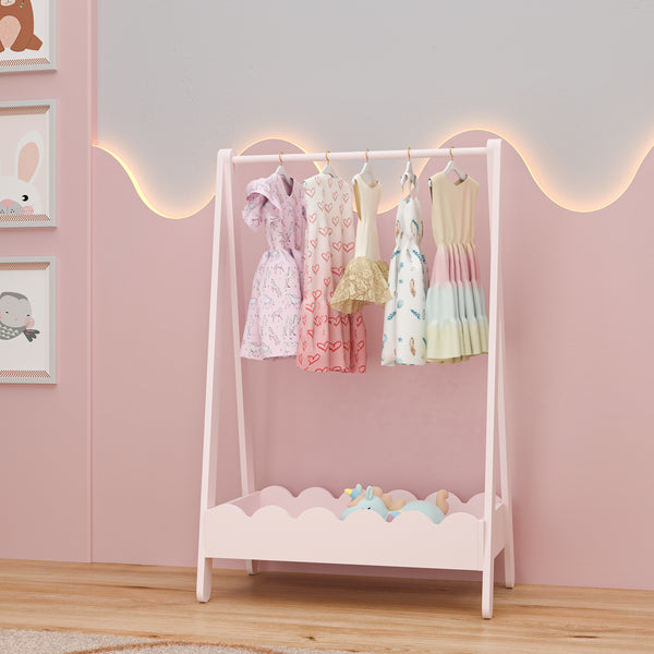 Kindergarderobe Vestnes 99x66x38 cm [en.casa]