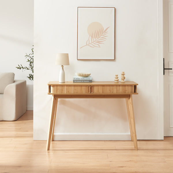 Konsolentisch Tysvær 110x40x78 cm Bambus [en.casa]