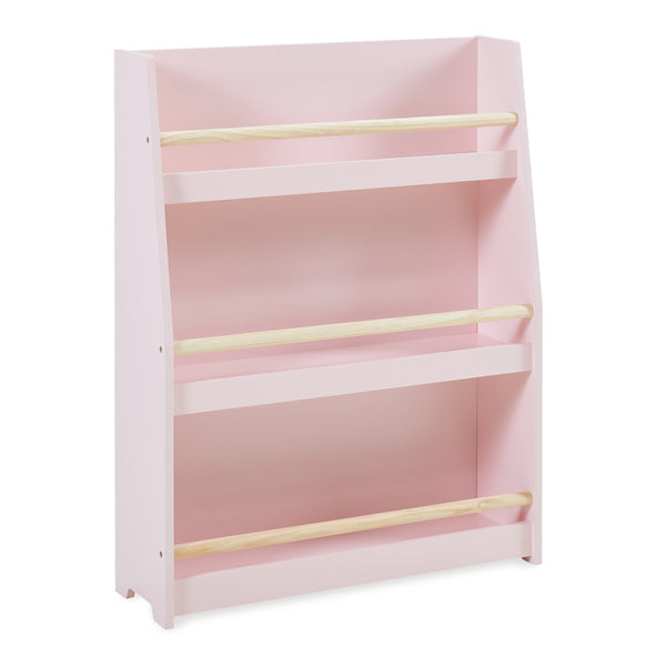 Kinder-Bücherregal Virer 78x60x18 cm Rosa [en.casa]