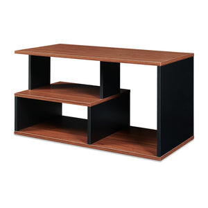 Couchtisch Trond 80x40x42 cm Schwarz/Walnuss [en.casa]