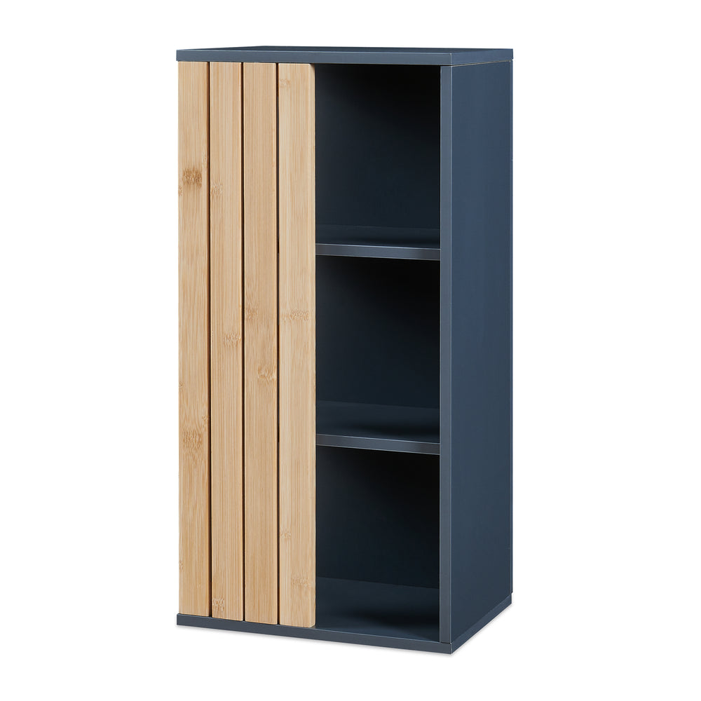 Hängeschrank Svanes 60x30x20 cm Dunkelgrau/Natur [en.casa]