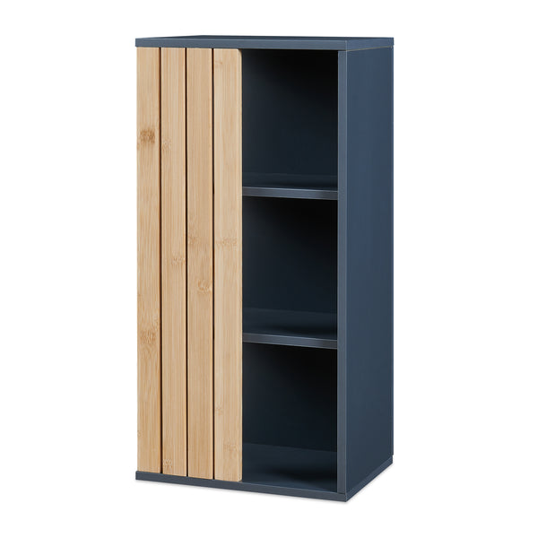 Hängeschrank Svanes 60x30x20 cm Dunkelgrau/Natur [en.casa]