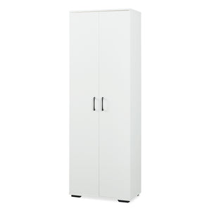 Kleiderschrank Chalvefted 175x60x35 cm Weiß [en.casa]