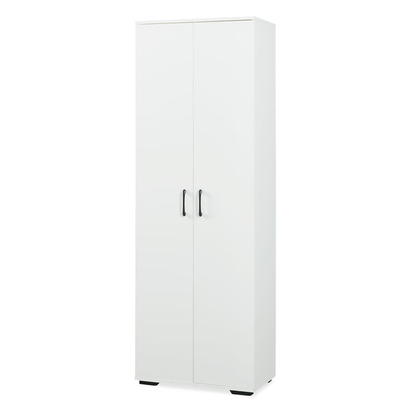 Kleiderschrank Chalvefted 175x60x35 cm Weiß [en.casa]