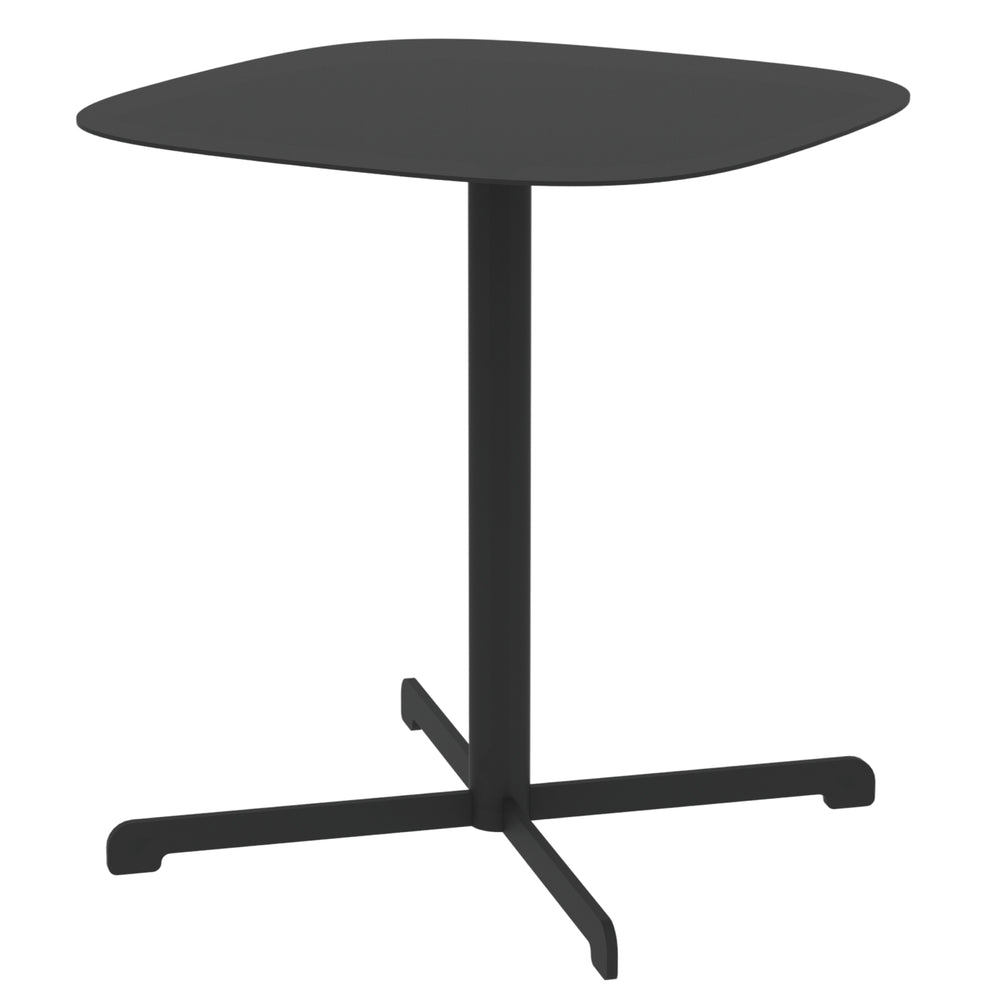 Outdoor Beistelltisch Foggia 43x40x40 cm Stahl Anthrazitgrau [casa.pro]