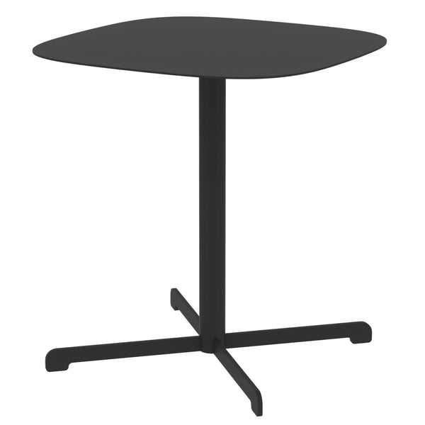 Outdoor Beistelltisch Foggia 43x40x40 cm Stahl Anthrazitgrau [casa.pro]