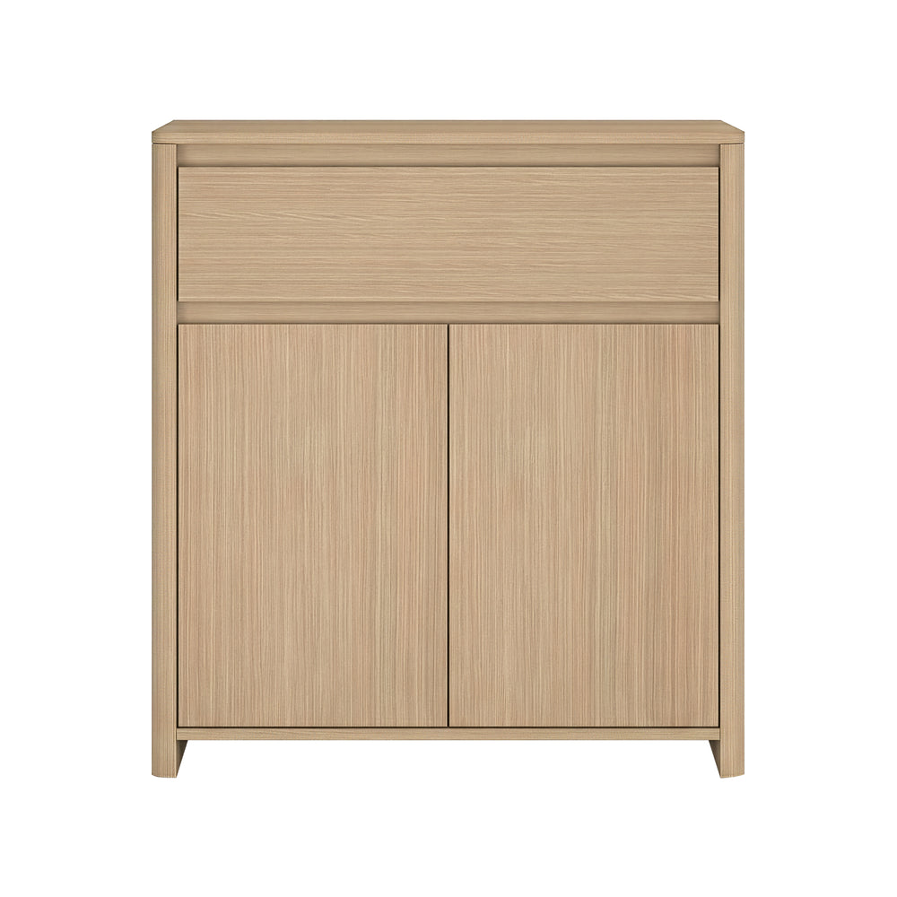 Beistellschrank Takranmaa 88x79x39 cm Eicheoptik [en.casa]
