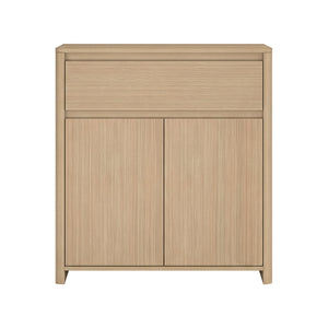 Beistellschrank Takranmaa 88x79x39 cm Eicheoptik [en.casa]
