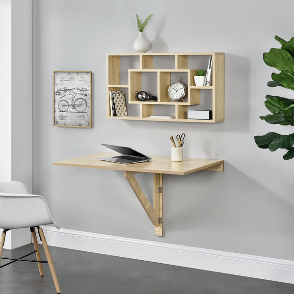 Schreibtisch 100x60x58 cm Klappbar en.casa